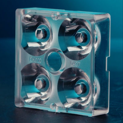 Matrice di lenti altra forma - NACTUS 2x2 - KHATOD OPTOELECTRONIC S.r.l. - in plastica / ottica / per LED
