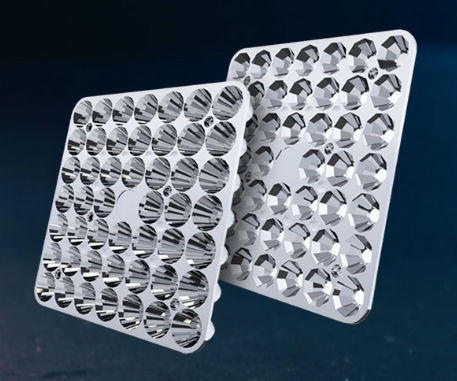 Riflettore ottico per illuminazione - KCLP48CRSM Series - KHATOD OPTOELECTRONIC S.r.l. - per LED / quadrato