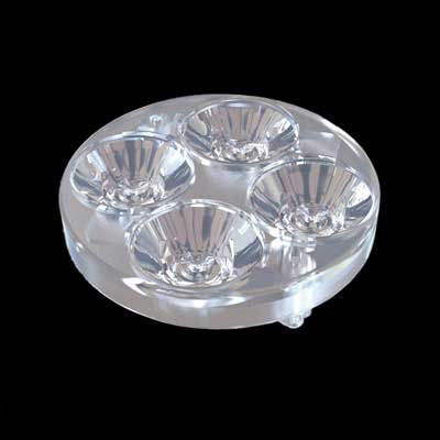 Lente quadrupla - KEPL1531xx series - KHATOD OPTOELECTRONIC S.r.l. - in plastica / UV / per LED di potenza