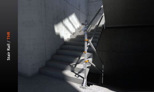 Parapetto in acciaio - Telescopic Stair Rail - THR - Integrity Worldwide Inc. - galvanizzato