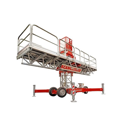Piattaforma autosollevante con doppio albero - Maxus SC5000 - Scanclimber Oy