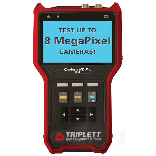 Apparecchio per prove per rete di telecomunicazione - CamView HD Pro 8065 - Triplett - a camera / portatile