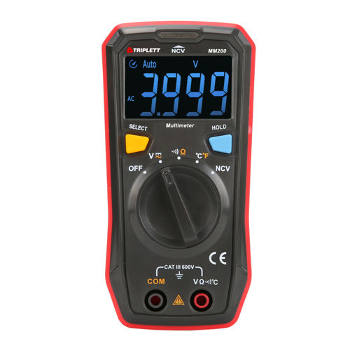 Multimetro digitale - MM200 - Triplett - portatile / 600 V / cat III