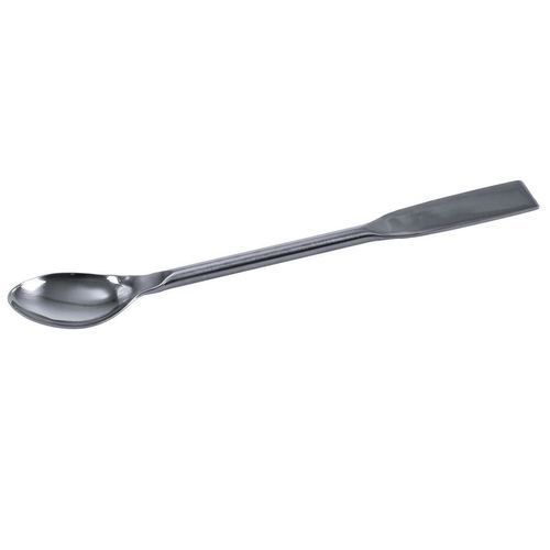 Spatola cucchiaio - Bürkle - per laboratorio / per polveri / in acciaio inossidabile