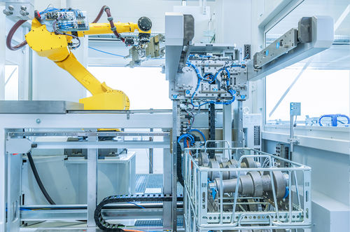 Cella robotizzata di sbavatura - WMS-engineering Werkzeuge-Maschinen-Systeme GmbH - per movimentazione