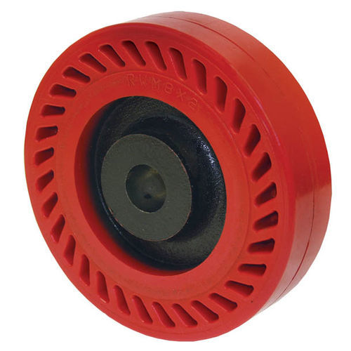 Ruota con fascia - UO  - RWM Casters - rivestita con vernice poliuretanica / con anelli ammortizzatori