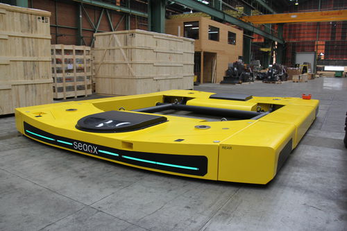 AGV per movimentazione - OMNI 60TONS - Seaqx NV - per carichi pesanti / elettrico