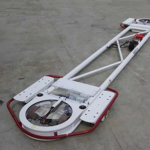 Veicolo a guida automatica per movimentazione - 15T ultra-flat omni directional transporter - Seaqx NV - per carichi pesanti / per operazioni di assemblaggio / elettrico