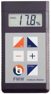 Misuratore di umidità per legno - FMW-T  - Brookhuis Micro-Electronics - capacitivo / ad alta frequenza / con display digitale