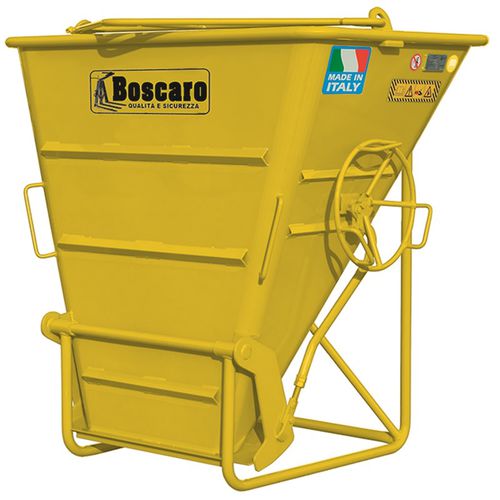 Benna per calcestruzzo conica - BO-H - Boscaro s.r.l. - con fondo apribile