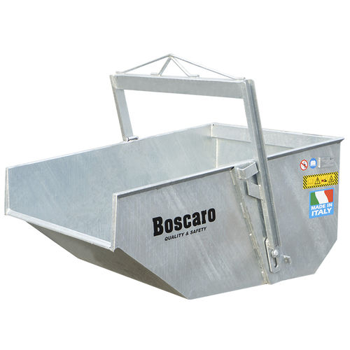 Benna autoscaricante in acciaio galvanizzato - A-DZN series - Boscaro s.r.l. - trapezoidale