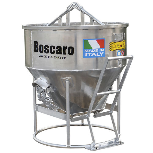 Benna per calcestruzzo conica - C-NALU - Boscaro s.r.l. - in alluminio