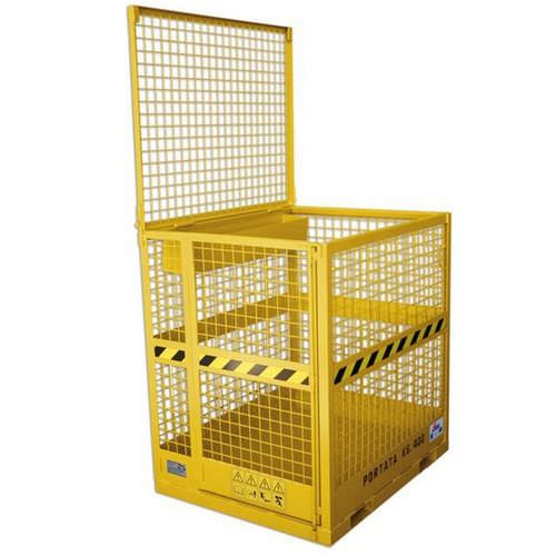 Piattaforma di sollevamento montata su carrello elevatore - max. 400 kg, 1 000 x 1 000 x 2 100 mm | CRM series - Boscaro s.r.l.