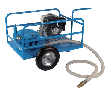 Pompa per fanghi - 5 - 9 hp  - GEOMATECH SAS - con motore a combustione / a innesco standard / industriale
