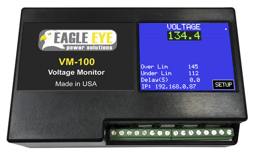 Controllo batteria di tensione - 24, 48, 125, 250 V | VM-100 - Eagle Eye Power Solutions