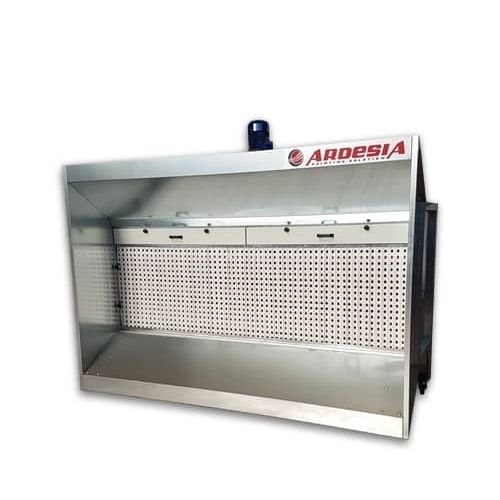 Cabina di verniciatura aperta - Roller Plus - ARDESIA - per pezzi di ricambio / con filtro secco