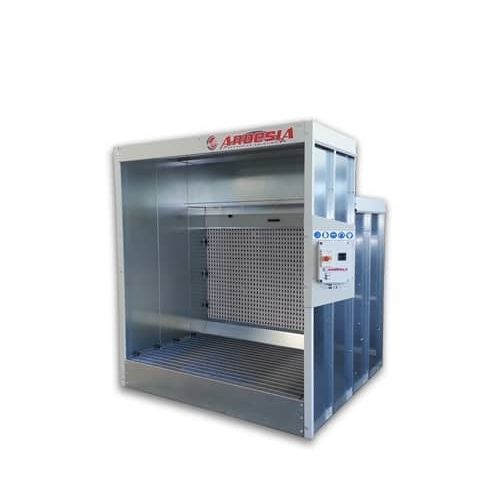 Cabina di verniciatura aperta - Titanium - ARDESIA - per pezzi di ricambio / con filtro secco / modulare
