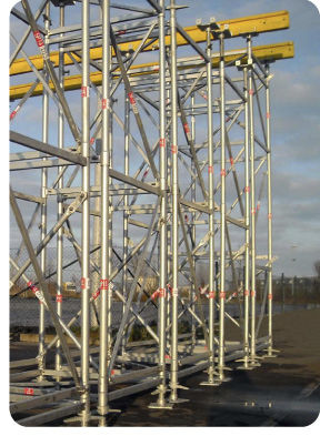 Ponteggio a torre per facciata - 200 kN - GHI Formwork - modulare