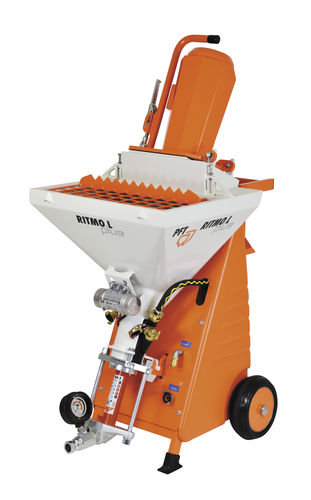 Pompa per calcestruzzo mobile - RITMO L plus - Knauf PFT GmbH & Co. KG - per cantiere / elettrica