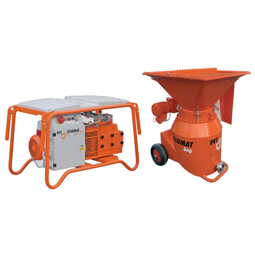 Sistema di trasporto pneumatico mobile - SILOMAT trans plus bag - Knauf PFT GmbH & Co. KG - per intonaci asciutti