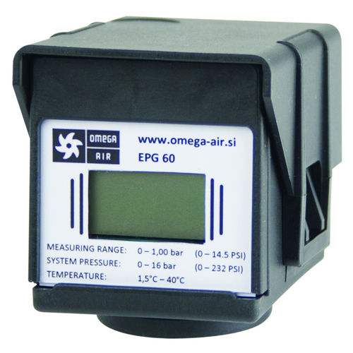 Manometro con display LCD - EPG 60 - OMEGA AIR d.o.o. Ljubljana - elettronico / per aria / per l'industria agroalimentare