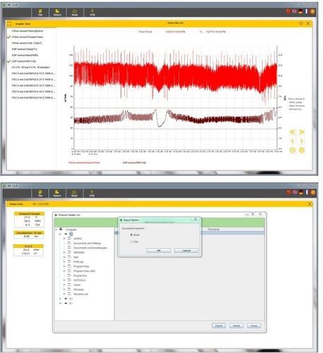 Software di visualizzazione - OS 4A - OMEGA AIR d.o.o. Ljubljana - di supervisione / di acquisizione e di analisi per dati / di acquisizione dati