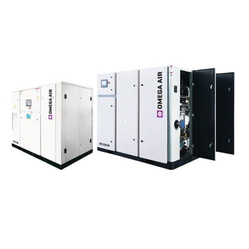 Gruppo compressore d'aria - XR 55-160 /W - OMEGA AIR d.o.o. Ljubljana - a vite / a presa diretta / raffreddato ad acqua