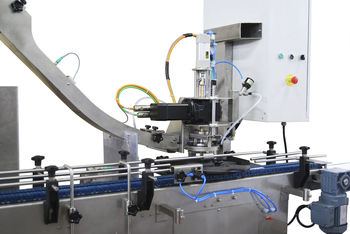Incapsulatrice lineare - ECOCAP  - agropack - elettropneumatica / automatica / per bottiglie