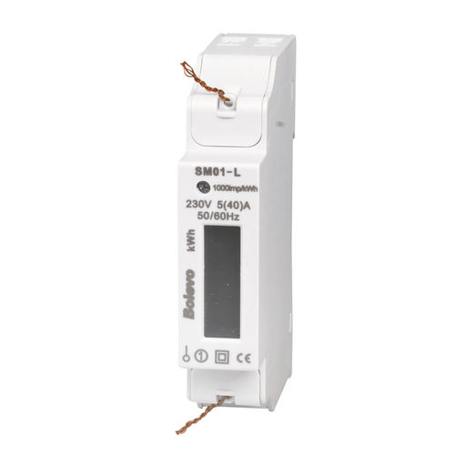 Contatore di energia elettrica monofase - SM01 series - Yueqing Hean Electrical Co., Ltd. - su guida DIN / 50 Hz / con display LCD
