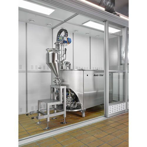 Sistema di dispersione sottovuoto - Batt-TDS - ystral gmbh maschinenbau + processtechnik - per polvere