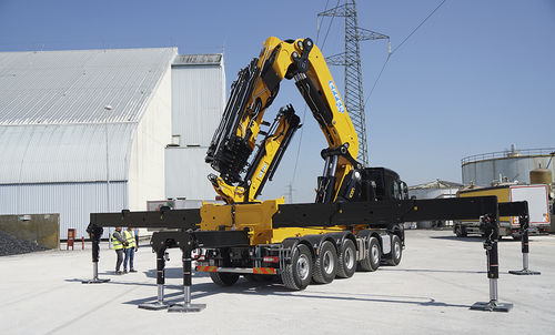 Gru montata su camion - iQ.2255 HP - Effer S.p.a - telescopica / per facciate di edifici / di sollevamento