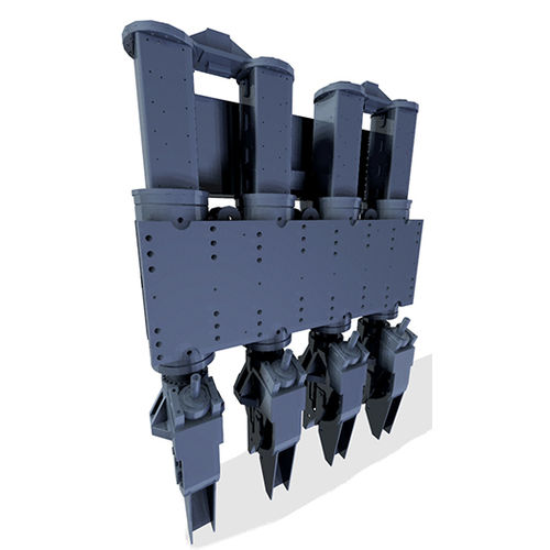 Battipalo a percussione a 4 cilindri - DAWSON CONSTRUCTION PLANT LIMITED - idraulico