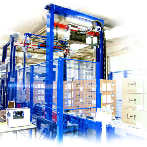 Reggiatrice completamente automatica - HUO-600 - Humboldt Verpackungstechnik GmbH - per prodotti grandi / per carichi pesanti / per brick
