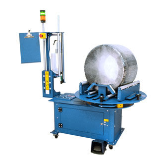 Avvolgitrice fasciapallet a tavola rotante - HU-100  - Humboldt Verpackungstechnik GmbH - semiautomatica / per bobina / per rotoli