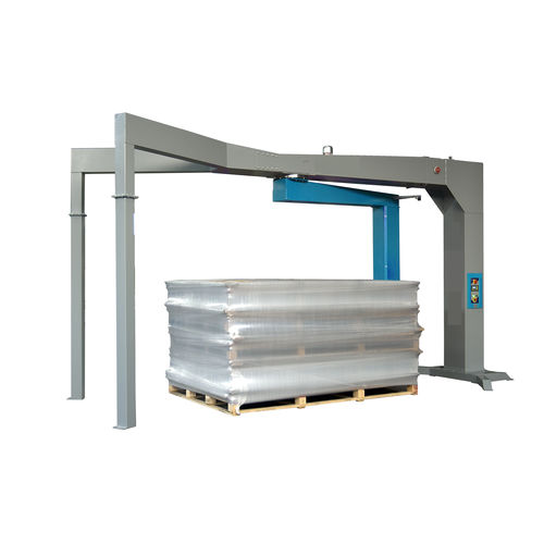 Avvolgitrice fasciapallet a braccio rotante - HU-4000-XL - Humboldt Verpackungstechnik GmbH - automatica / per applicazioni industriali / per porte e finestre