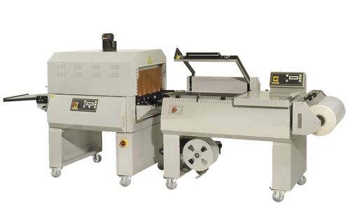 Saldatrice angolare semiautomatica - 600 p/h | HU-FP-60 - Humboldt Verpackungstechnik GmbH - con tunnel di retrazione
