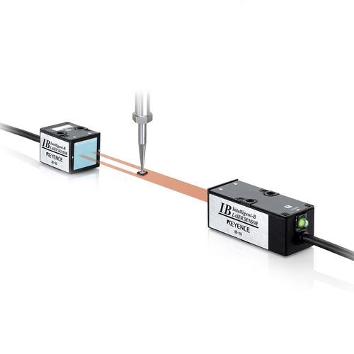 Sensore fotoelettrico a barriera - IB series - Keyence - rettangolare / laser / ad alta velocità