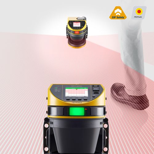 Scanner 3 assi - SZ-V series - Keyence - per rilevamento / tramite triangolazione con laser / di corpo umano