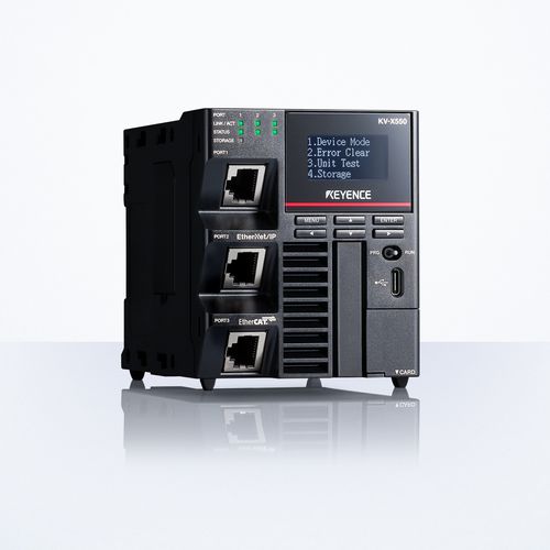 PLC integrato - KV-X series - Keyence - a 16 I / su rete Ethernet / da incasso