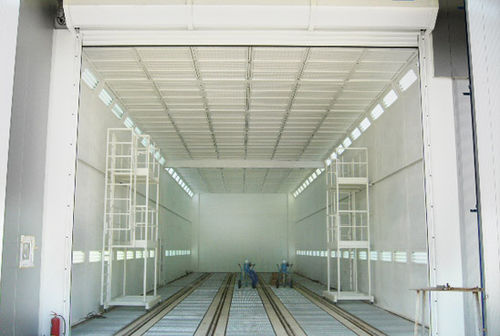 Cabina di verniciatura chiusa - SciTeeX - per veicolo / a filtro / con essiccamento