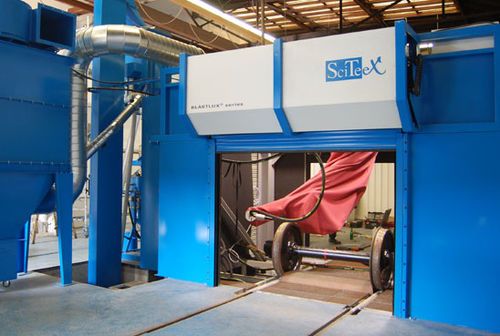 Cabina di sabbiatura robotizzata - SciTeeX - a pressione