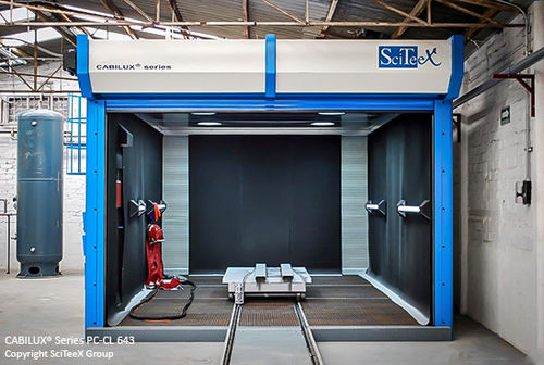 Cabina di sabbiatura manuale - CABILUX series - SciTeeX - a pressione