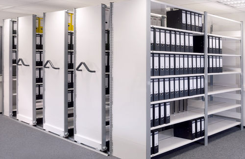 Scaffalatura per ufficio - Hofe Regalsysteme - mobile / compatta / per carichi medi