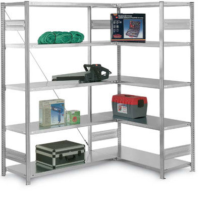 Scaffalatura da officina - max. 1 100 kg - Hofe Regalsysteme - regolabile / per carichi leggeri / di angolo
