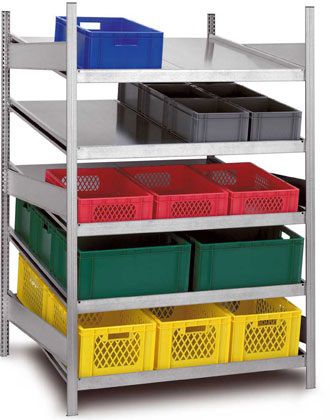 Scaffalatura per magazzino di stoccaggio - max. 1 000 kg | ORION PLUS - Hofe Regalsysteme - sovrapponibile / per carichi medi