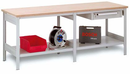 Tavolo di lavoro - max. 125 kg | ORION PLUS - Hofe Regalsysteme
