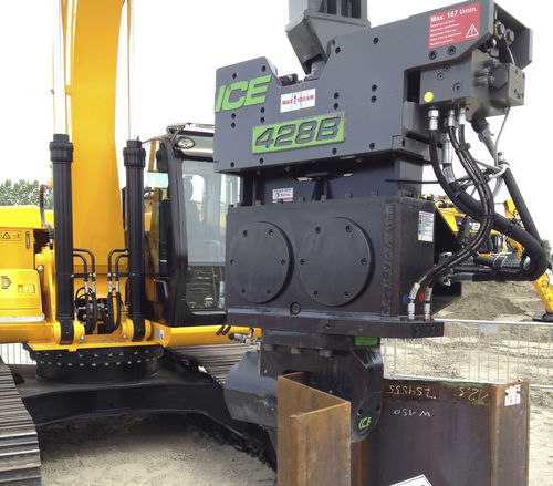 Battipalo idraulico - 428B - International Construction Equipment BV - vibrante / montato su escavatore
