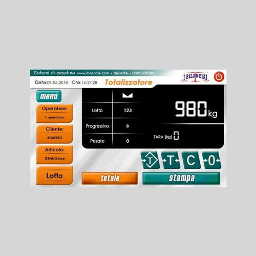 Software di esportazione di dati - Totalizer - I Bilanciai Srl - di gestione dei dati di presenza / di gestione dei dati sui materiali / di acquisizione e di analisi per dati