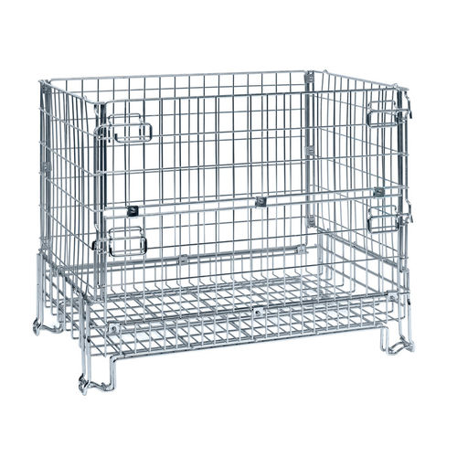 Cassa-pallet in filo metallico - PCMK120808 - Arcawa GmbH - di stoccaggio / pieghevole / accatastabile