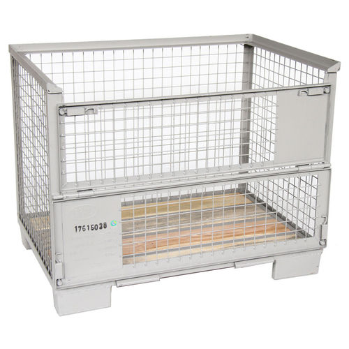 Cassa-pallet in filo metallico - ASCH.AG100 - Arcawa GmbH - di stoccaggio / pieghevole / per carichi pesanti